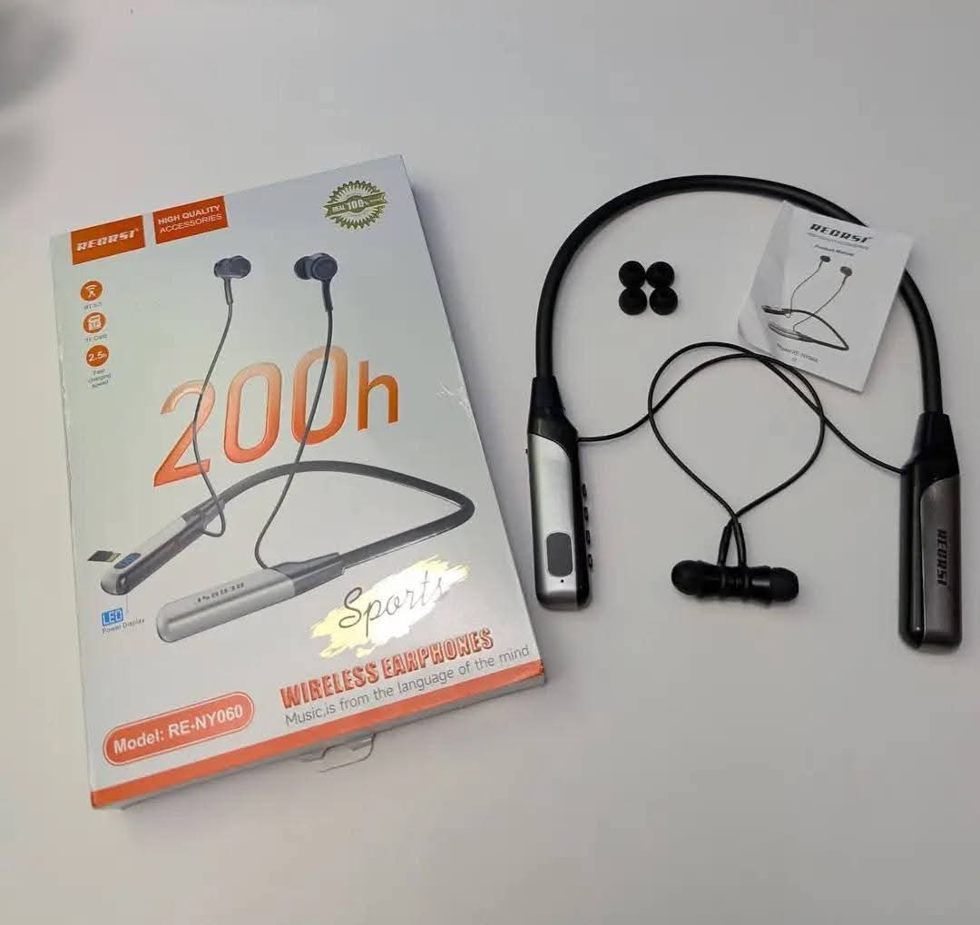 🔊 Wireless Neckband Earphone (Model: RE-NY060)